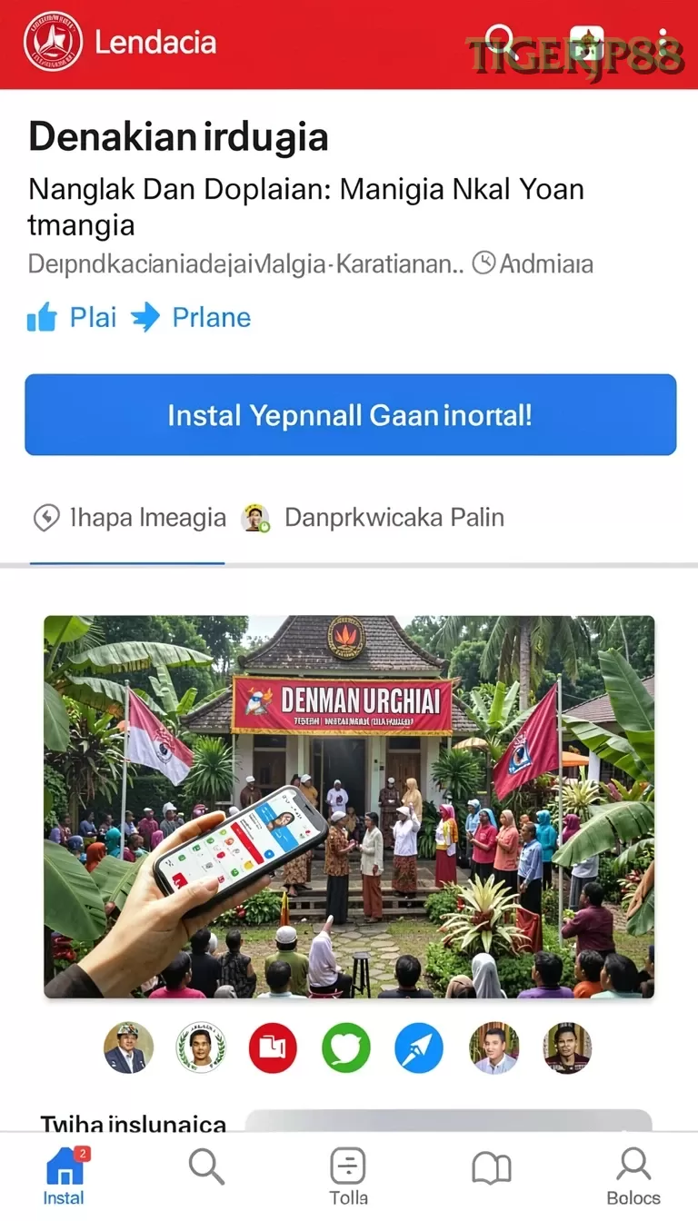 Cuplikan layar WAJAN4D — aktivitas