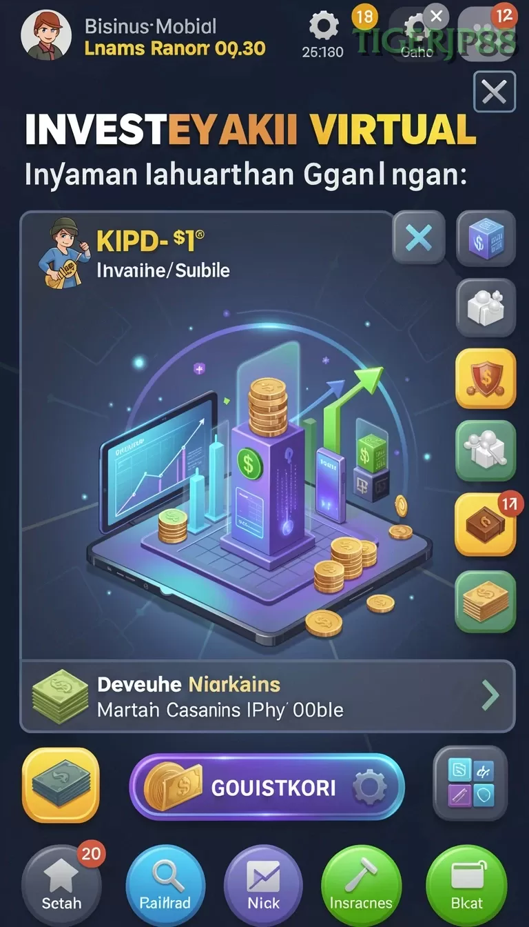 Cuplikan layar WAJAN4D — menu navigasi